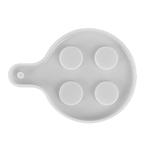 Homoyoyo DIY Silikonform für Epoxidharz Gießen Kreative Runde Kristall tablett mould Antihaftend Wiederverwendbar für Weinuntersetzer und Bastelprojekte Anfänger von Homoyoyo