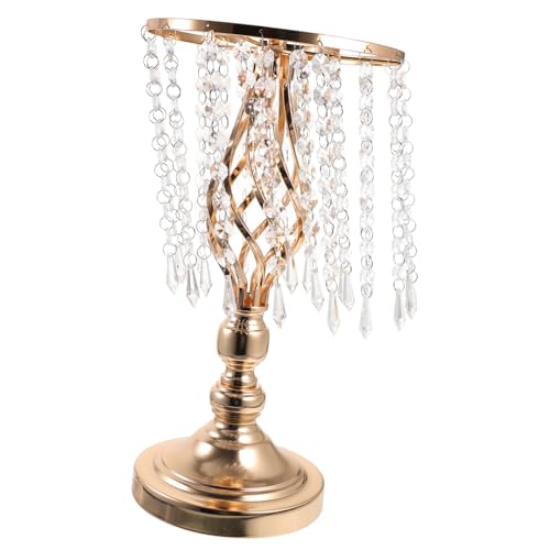 Homoyoyo Dekorativer Metallvase Kerzenhalter Metallvase Gold Hochzeit Tischdeko Wohnzimmer Party Deko Ständer Robust Langlebig Schlicht Kompakt von Homoyoyo