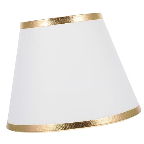 Homoyoyo Dekorativer Stoff Lampenschirm für Tischlampen Stehlampen und Deckenleuchten Hohles Design mit Schwarzem Außen und Goldenem Innenrand für Schlafzimmer Wohnzimmer und Homoyoyo Dekorativer Stoff Lampenschirm für Tischlampen Stehlampen und Deckenleuchten Hohles Design mit Schwarzem Außen und Goldenem Innenrand für Schlafzimmer Wohnzimmer und von Homoyoyo