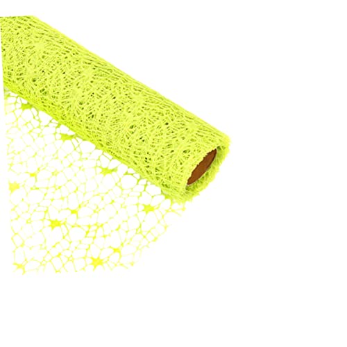 Homoyoyo Dekoratives Jacquard-Netzband Polypropylen Für DIY-Projekte Hochzeiten Und Geschenkverpackungen – Ideal Für Blumenarrangements Und Kreative Bastelideen Grün Homoyoyo Dekoratives Jacquard-Netzband Polypropylen Für DIY-Projekte Hochzeiten Und Geschenkverpackungen – Ideal Für Blumenarrangements Und Kreative Bastelideen Grün von Homoyoyo