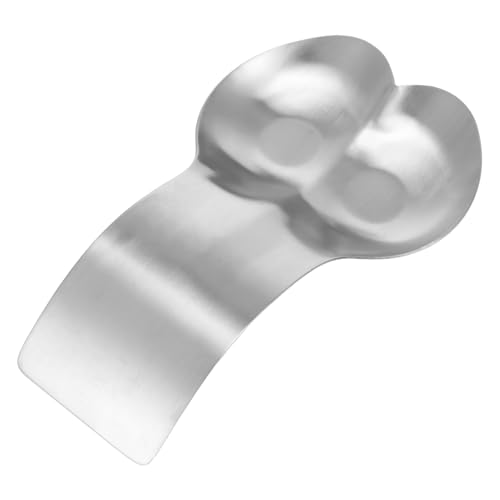 Homoyoyo Doppel Löffelablage Groß Verdickt Spatel und Suppenlöffelhalter Doppeltes Bestecktablett aus Rostfreiem Stahl für Saubere Küchenarbeitsflächen Homoyoyo Doppel Löffelablage Groß Verdickt Spatel und Suppenlöffelhalter Doppeltes Bestecktablett aus Rostfreiem Stahl für Saubere Küchenarbeitsflächen von Homoyoyo