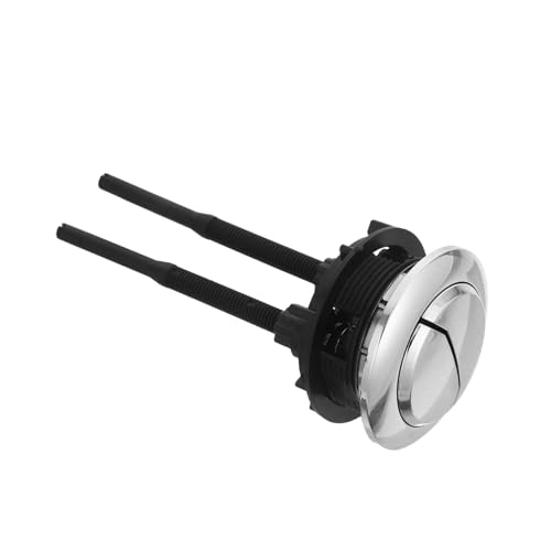 Homoyoyo Doppelspülung Wc spülknopf Gewinde Verstellbarer Druckknopf Ersatz Abs Toilette Spülkasten Ersatzteil mit Verlängertem Stab Rund Silber Homoyoyo Doppelspülung Wc spülknopf Gewinde Verstellbarer Druckknopf Ersatz Abs Toilette Spülkasten Ersatzteil mit Verlängertem Stab Rund Silber von Homoyoyo