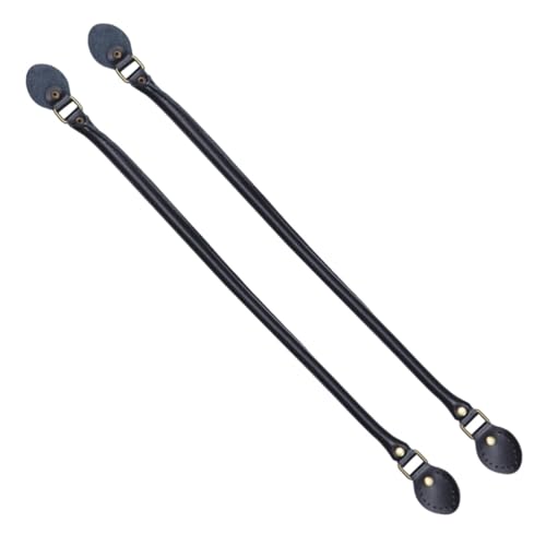 Homoyoyo Echtes Rindsleder Handtaschen Griff Dicke Langlebige Lederriemen für Damen Schultertaschen DIY Ersatzgurt Schwarz Robust und Modisch Homoyoyo Echtes Rindsleder Handtaschen Griff Dicke Langlebige Lederriemen für Damen Schultertaschen DIY Ersatzgurt Schwarz Robust und Modisch von Homoyoyo