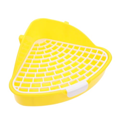 Homoyoyo Ecktoilette für Kleintiere Dreieckig Rutschfestes Pet Potty mit Abnehmbarem und Fixiersystem Langlebig und Leicht zu Reinigen Geeignet für Kaninchen Meerschweinchen Hamster für Homoyoyo Ecktoilette für Kleintiere Dreieckig Rutschfestes Pet Potty mit Abnehmbarem und Fixiersystem Langlebig und Leicht zu Reinigen Geeignet für Kaninchen Meerschweinchen Hamster für von Homoyoyo