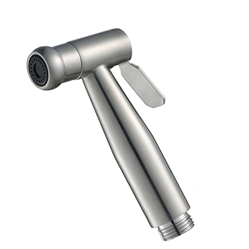 Homoyoyo Edelstahl Bidet Düse für Damen Toilette Bidet Brausekopf Wassersparend Kleines Design Vielseitig für Intimhygiene und Reinigung Garten Haustiere Badezimmer Homoyoyo Edelstahl Bidet Düse für Damen Toilette Bidet Brausekopf Wassersparend Kleines Design Vielseitig für Intimhygiene und Reinigung Garten Haustiere Badezimmer von Homoyoyo