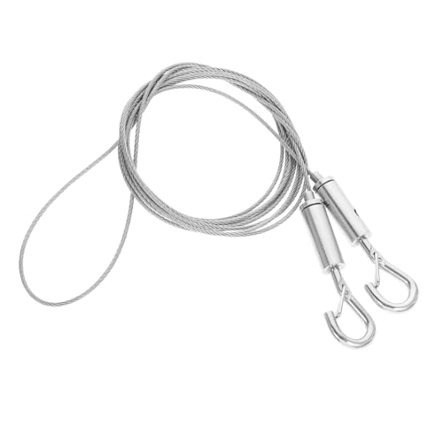 Homoyoyo Edelstahl Bildaufhängedraht mit Clip Robust und Vielseitig für Bilderrahmen und Lampen Modernes Design Passend für Galerieschienen und Wanddekoration Homoyoyo Edelstahl Bildaufhängedraht mit Clip Robust und Vielseitig für Bilderrahmen und Lampen Modernes Design Passend für Galerieschienen und Wanddekoration von Homoyoyo