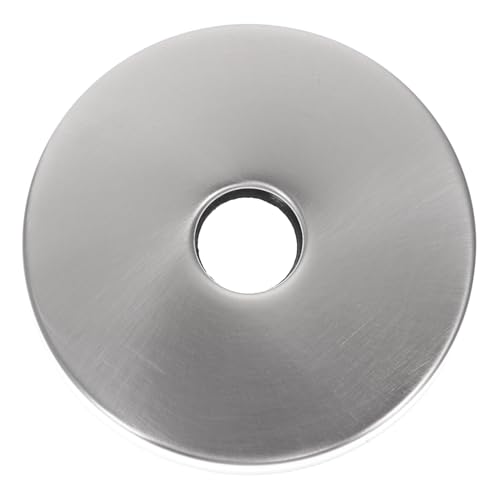 Homoyoyo Edelstahl Escutcheon Ersatzplatte Rundes Abdeckblech für Wandmontierte Wasserhähne Duscharmatur Badewanne Rohrabdeckung Rostfrei und Langlebig von Homoyoyo