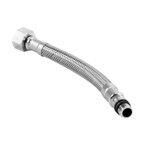 Homoyoyo Edelstahl Flexschlauch Verlängerung Anschluss Küchenarmatur Schlauchadapter mit Dichtung Langlebiger Rostfreier Druckfester Wasserschlauch für Haushaltsarmaturen Homoyoyo Edelstahl Flexschlauch Verlängerung Anschluss Küchenarmatur Schlauchadapter mit Dichtung Langlebiger Rostfreier Druckfester Wasserschlauch für Haushaltsarmaturen von Homoyoyo