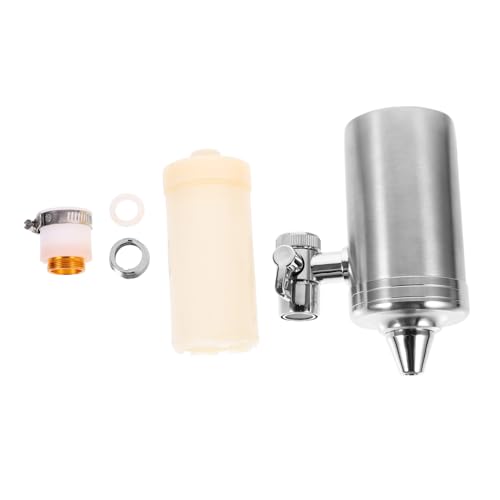 Homoyoyo Edelstahl Wasserhahn Wasserfilter mit Starker Filtration Einfache Installation Chlor Geruchsreduktion Sicherer Trinkwasserfilter für Küche Büro und Zuhause Kompatibel mit Standard Homoyoyo Edelstahl Wasserhahn Wasserfilter mit Starker Filtration Einfache Installation Chlor Geruchsreduktion Sicherer Trinkwasserfilter für Küche Büro und Zuhause Kompatibel mit Standard von Homoyoyo