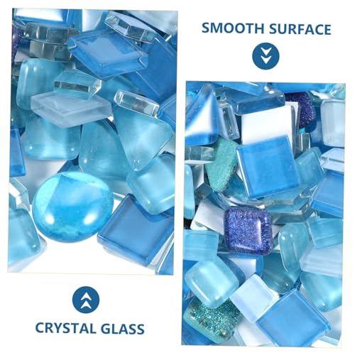 Homoyoyo Eimer Mosaikfliesen aus Hochwertigem Kratzfest Glatt Langlebig Kleine Fliesen für DIY Handwerk für Badezimmer Küche Wohnraumdekoration Vielseitig Verwendbar von Homoyoyo