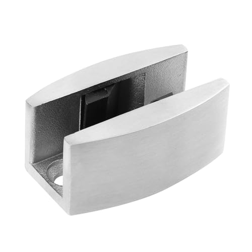 Homoyoyo Einstellbarer Edelstahl Glas Tür Stopper für Glas Badezimmer Tür Fixierung Flexibel Langlebig Einfache Montage von Homoyoyo