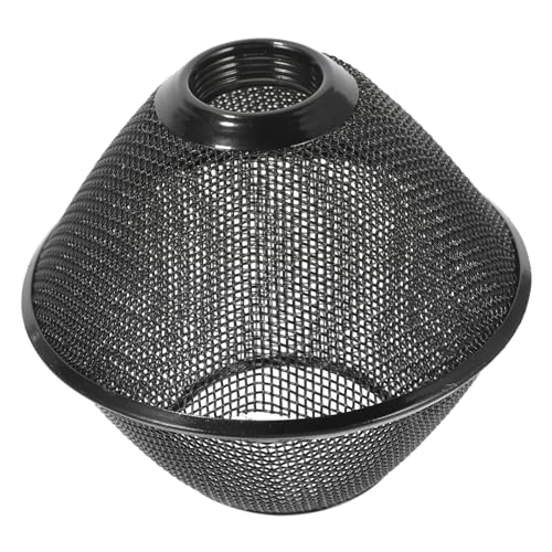 Homoyoyo Eisen Lampenschirm Hängend Modernes Hohldesign Lampenfassung Schutz für Deckenleuchte Wohnzimmer Bar Schlafzimmer Softe Lichtstreuung Robust und Formstabil Ømm in Schwarz Homoyoyo Eisen Lampenschirm Hängend Modernes Hohldesign Lampenfassung Schutz für Deckenleuchte Wohnzimmer Bar Schlafzimmer Softe Lichtstreuung Robust und Formstabil Ømm in Schwarz von Homoyoyo