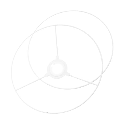 Homoyoyo Eisen Lampenschirmhalter Rahmen Ø Langlebig Robust DIY Ersatz Lampenschirmring für Tischlampe Kronleuchter Leuchtengestell Zubehör von Homoyoyo