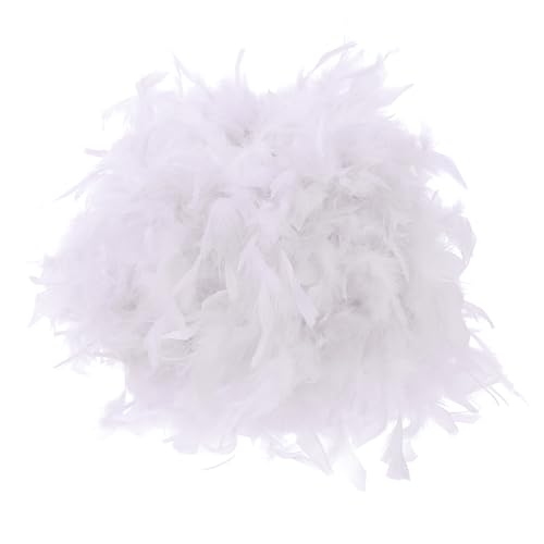 Homoyoyo Eleganter Lampenschirm aus Hochwertigen Eisenfedern Dekorativer Lichtschutz für Hängeleuchten Steh und Tischlampen Einzigartiger Weißer Feder Lampshade für Wohnzimmer Schlafzimmer Homoyoyo Eleganter Lampenschirm aus Hochwertigen Eisenfedern Dekorativer Lichtschutz für Hängeleuchten Steh und Tischlampen Einzigartiger Weißer Feder Lampshade für Wohnzimmer Schlafzimmer von Homoyoyo