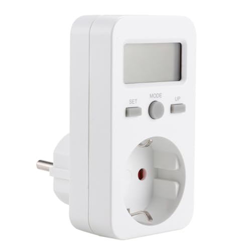 Homoyoyo Energieanalysator Strommessgerät Steckdose mit LCD Display Misst Spannung Frequenz und zur Überwachung Des Stromverbrauchs Senkung Energiekosten von Homoyoyo