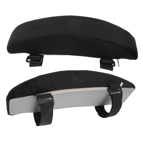 Homoyoyo Ergonomische Extra Dicke Armlehnenpolster aus Weichem rutschfest und Passend für Bürostuhl Gamingstuhl und Esszimmerstuhl Schwarz von Homoyoyo