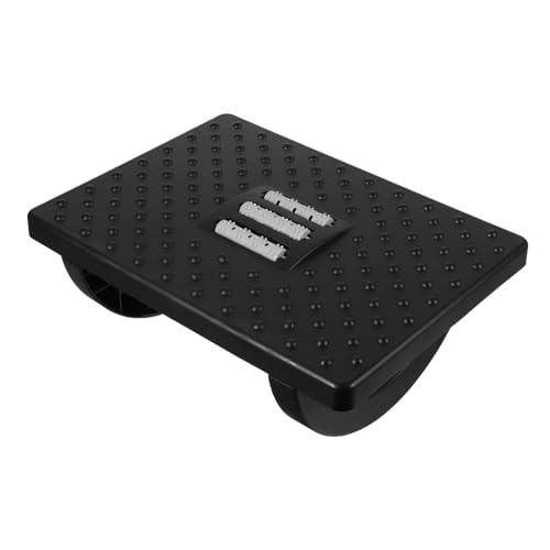 Homoyoyo Ergonomische Fußstütze mit Wippfunktion Rutschfester Fußhocker aus Robustem Komfortable Beinstütze unter Schreibtisch für Büro und Zuhause Leichte und Stabile Fußablage von Homoyoyo