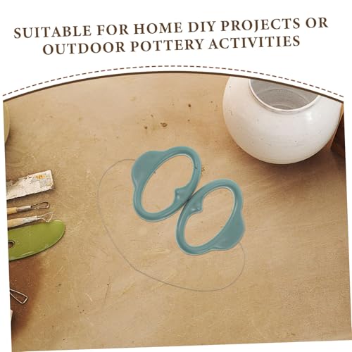 Homoyoyo Ergonomischer Tonschneidedraht mit Grünem Kunststoffgriff Langlebiges Stahl-drahtwerkzeug für Präzises Tonschneiden für Töpferwerkstatt und Mobile Nutzung Homoyoyo Ergonomischer Tonschneidedraht mit Grünem Kunststoffgriff Langlebiges Stahl-drahtwerkzeug für Präzises Tonschneiden für Töpferwerkstatt und Mobile Nutzung von Homoyoyo