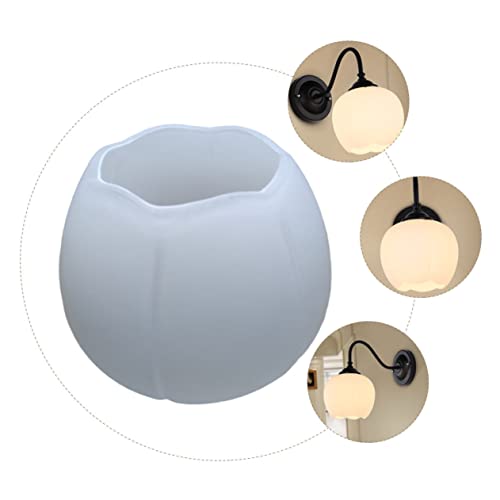 Homoyoyo Europäischer Lampenschirm aus Mattiertem Glas Blumenförmig Langlebiges Deckenlampenzubehör Dekorativer Lampenschirm für Innenbeleuchtung Einfach zu Montieren Homoyoyo Europäischer Lampenschirm aus Mattiertem Glas Blumenförmig Langlebiges Deckenlampenzubehör Dekorativer Lampenschirm für Innenbeleuchtung Einfach zu Montieren von Homoyoyo