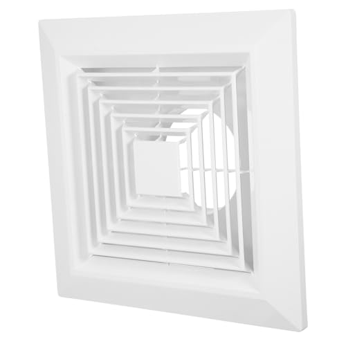 Homoyoyo Exhaust Fan Grille Quadratisch mit Clip Kunststoff Lüftungsgitter für Badezimmer Deckenventilator Integrierte Deckenplatte zur Feuchtigkeitskontrolle und Verbesserter Homoyoyo Exhaust Fan Grille Quadratisch mit Clip Kunststoff Lüftungsgitter für Badezimmer Deckenventilator Integrierte Deckenplatte zur Feuchtigkeitskontrolle und Verbesserter von Homoyoyo