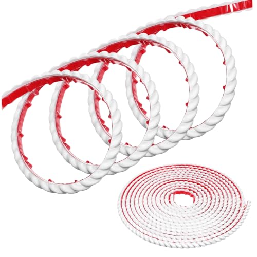 Homoyoyo Flexible PVC Zierleiste Selbstklebend Weiß Dekorative Wand Deckenleiste Für Möbel Spiegelrahmen Schrankkanten Tapetenrand Abdeckleisten Homoyoyo Flexible PVC Zierleiste Selbstklebend Weiß Dekorative Wand Deckenleiste Für Möbel Spiegelrahmen Schrankkanten Tapetenrand Abdeckleisten von Homoyoyo