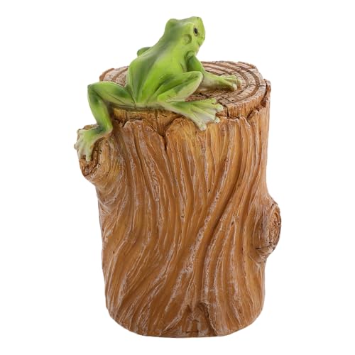 Homoyoyo Frosch Schlüsselversteck Garten Deko Wetterbeständiger Schlüsselhalter mit Geheimem Aufbewahrungsfach für Sichere Außenlagerung Einzigartiges Tierdesign für Dekoration Homoyoyo Frosch Schlüsselversteck Garten Deko Wetterbeständiger Schlüsselhalter mit Geheimem Aufbewahrungsfach für Sichere Außenlagerung Einzigartiges Tierdesign für Dekoration von Homoyoyo