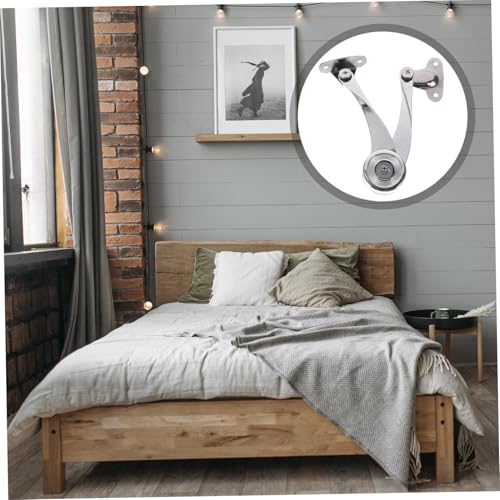 Homoyoyo Gasdruckfeder Scharnier für Schranktür Verstellbare Klappenstütze mit Hoher Tragfähigkeit Stoßsicherer Deckelhalter für Küchen Kleiderschränke Langlebige Federstütze für von Homoyoyo