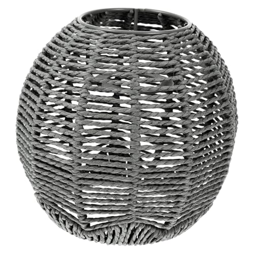 Homoyoyo Geflochtener Hanfseil Lampenschirm Rund Klein Langlebiger Rustikaler Retro Kronleuchter Ersatz Geeignet für Wohnzimmer Esszimmer Beleuchtung Homoyoyo Geflochtener Hanfseil Lampenschirm Rund Klein Langlebiger Rustikaler Retro Kronleuchter Ersatz Geeignet für Wohnzimmer Esszimmer Beleuchtung von Homoyoyo