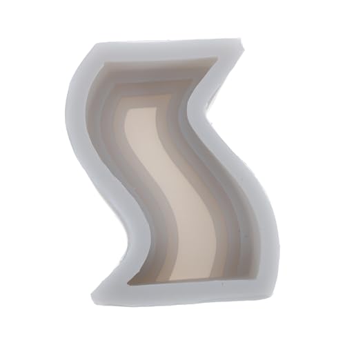 Homoyoyo Geometrische Silikonform für DIY Kerzen und Seifen Glatte Oberfläche Leicht Entformbar Geeignet für Paraffin Bienenwachskerzen als Geschenk für Kreative Bastler von Homoyoyo