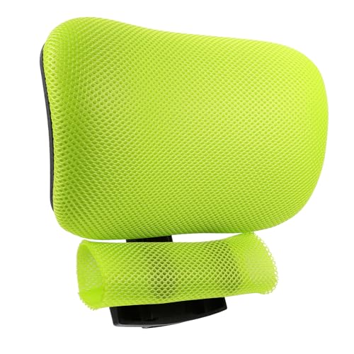 Homoyoyo Gepolsterte Kopfstütze für Bürostühle Verstellbares Kopfkissen aus Atmungsaktivem Mesh mit Einfachen Clips zur Ergonomische Unterstützung für Nacken und Kopf von Homoyoyo