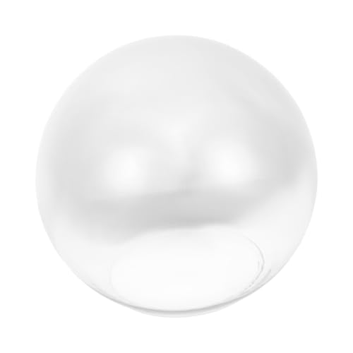 Homoyoyo Glas Lampenschirm Ersatz Rund Transparente Glaskugel Lampenschale für Deckenleuchte Tischlampe Stehlampe Wohnzimmer Schlafzimmer Badezimmer von Homoyoyo