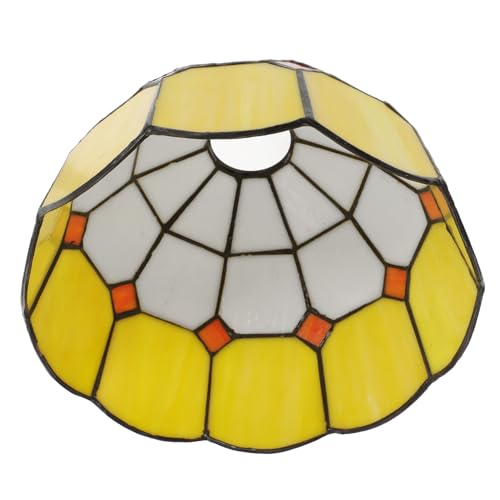 Homoyoyo Glas Lampenschirm Ersatzschirm für Deckenleuchte Wandlampe Modern Buntes Glas Lampenschirm für Wohnzimmer Schlafzimmer Büro Lichtabdeckung von Homoyoyo