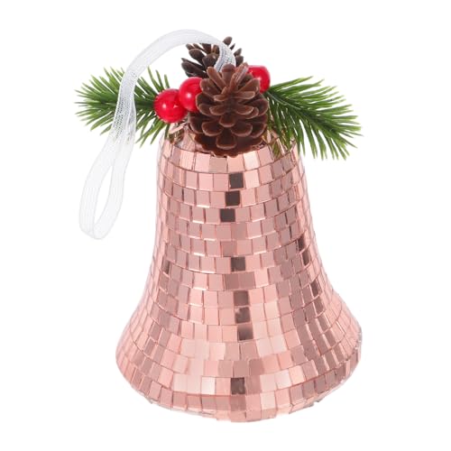 Homoyoyo Glöckchenornamente Hängende Glöckchen Zur Weihnachtsdekoration Reflektierende Spiegelkugel Weihnachtskugelornament Disco-spiegelkugel Für Partydekoration Jahre-stil von Homoyoyo