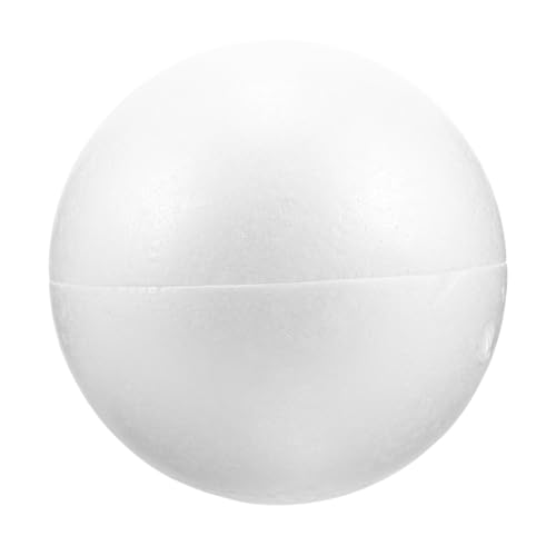 Homoyoyo Große Weiße Hohlschaumkugel DIY Bastelball für Hochzeit Dekorationen Langlebiger Schaumstoff für Party Weihnachts und Festtagsarrangements von Homoyoyo