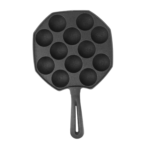 Homoyoyo Gusseiserne Takoyaki Pfanne Für Poffertjes - Kanom Krok Und Weitere Dessertbällchen – Ideal Für Authentisches Kochen Und Genuss Zu Hause von Homoyoyo