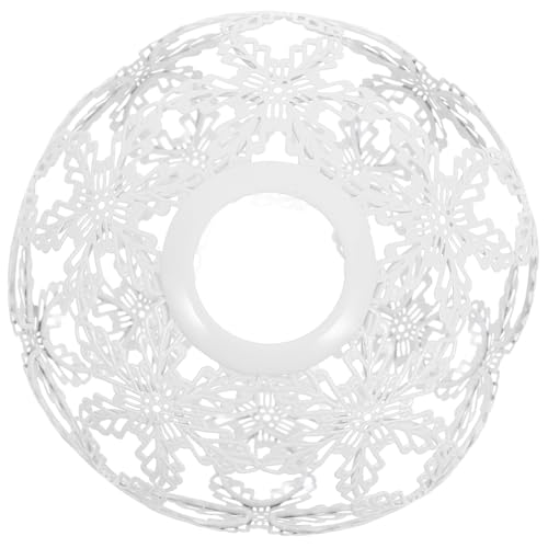 Homoyoyo Hängelampe Fußball Thema Metall Lampenschirm Weißer Lampenschirm Eisenkunst Design für Wohnzimmer und Bars Sanfte Beleuchtung Stilvolle Sprühfarbe von Homoyoyo