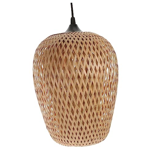 Homoyoyo Hängende Deckenleuchte Handgewebte Pendelleuchte Vintage Rattan Hängeleuchte für Wohnzimmer Schlafzimmer Restaurant nicht Dimmbar Homoyoyo Hängende Deckenleuchte Handgewebte Pendelleuchte Vintage Rattan Hängeleuchte für Wohnzimmer Schlafzimmer Restaurant nicht Dimmbar von Homoyoyo