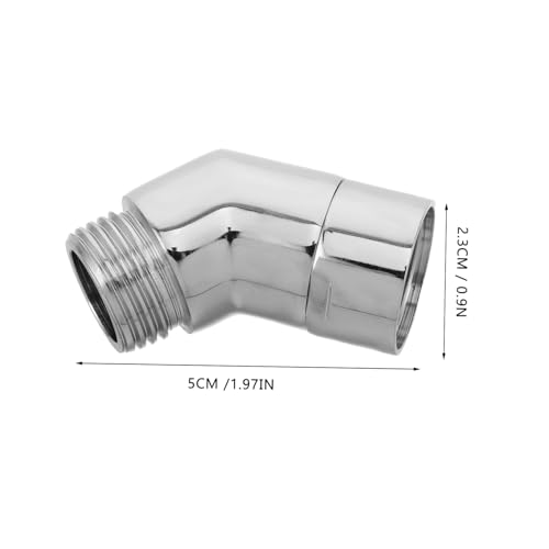Homoyoyo Handbrause Adapter Winkelstück aus Messing Verstellbarer Duschkopf Halter mit Schwenkfunktion Langlebiger Duschkopf Verbinder für Moderne Duschen Einfache Montage Kompatibel mit Homoyoyo Handbrause Adapter Winkelstück aus Messing Verstellbarer Duschkopf Halter mit Schwenkfunktion Langlebiger Duschkopf Verbinder für Moderne Duschen Einfache Montage Kompatibel mit von Homoyoyo