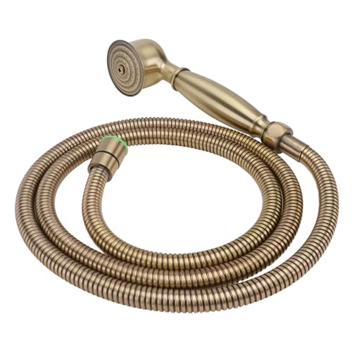 Homoyoyo Handbrause Duschkopf Bronze Handlich Robust Langlebig mit Flexiblem Schlauch Badezimmer Sprühkopf Hoher Wasserdruck für Komfortables Duschen und Einfache Handhabung Homoyoyo Handbrause Duschkopf Bronze Handlich Robust Langlebig mit Flexiblem Schlauch Badezimmer Sprühkopf Hoher Wasserdruck für Komfortables Duschen und Einfache Handhabung von Homoyoyo