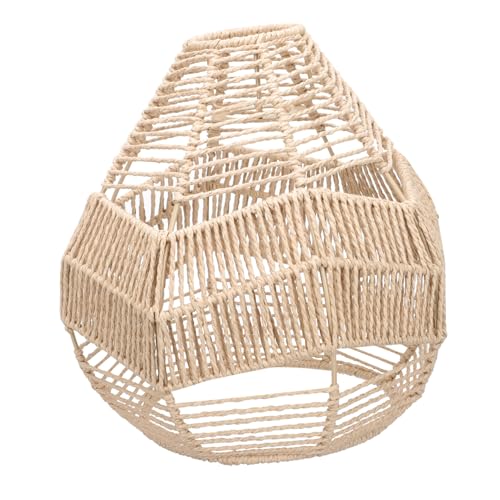 Homoyoyo Handgefertigter Decken pendelleuchten Lampenschirm aus Papierseil Dekorativer Lampenschirm im Retro stil Geeignet für Wohnzimmer Schlafzimmer und Esszimmer Warme Atmosphäre Homoyoyo Handgefertigter Decken pendelleuchten Lampenschirm aus Papierseil Dekorativer Lampenschirm im Retro stil Geeignet für Wohnzimmer Schlafzimmer und Esszimmer Warme Atmosphäre von Homoyoyo
