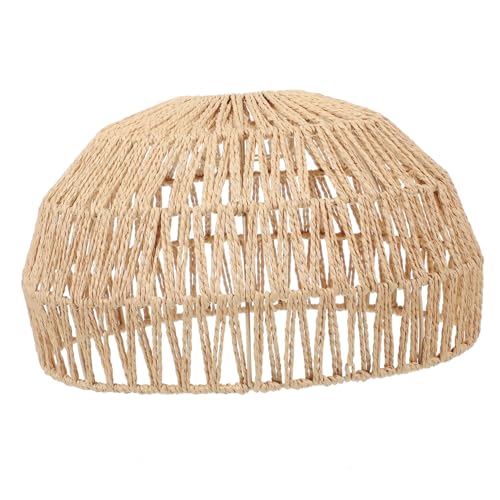 Homoyoyo Handgefertigter Lampenschirm aus Gewebtem Seil Natürlicher Rattan ersatzschirm für Deckenleuchten Robustes Design Geeignet für Restaurants Hotels Essbereiche Homoyoyo Handgefertigter Lampenschirm aus Gewebtem Seil Natürlicher Rattan ersatzschirm für Deckenleuchten Robustes Design Geeignet für Restaurants Hotels Essbereiche von Homoyoyo