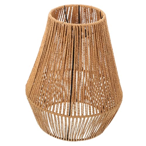Homoyoyo Handgefertigter Papier lampenschirm mit Flecht design Rustikale Deckenleuchte für Schlafzimmer Wohnzimmer Weiches Licht Dekorative Lichtabdeckung Langlebig Stilvoll und Warm Homoyoyo Handgefertigter Papier lampenschirm mit Flecht design Rustikale Deckenleuchte für Schlafzimmer Wohnzimmer Weiches Licht Dekorative Lichtabdeckung Langlebig Stilvoll und Warm von Homoyoyo