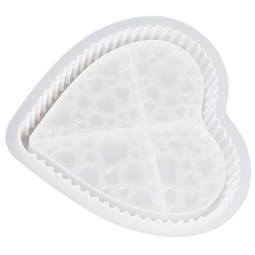 Homoyoyo Herzförmige Silikonform für DIY Multifunktionales Tablett für Kreative Bastelprojekte und Home Decor für Erwachsene Geeignet Homoyoyo Herzförmige Silikonform für DIY Multifunktionales Tablett für Kreative Bastelprojekte und Home Decor für Erwachsene Geeignet von Homoyoyo