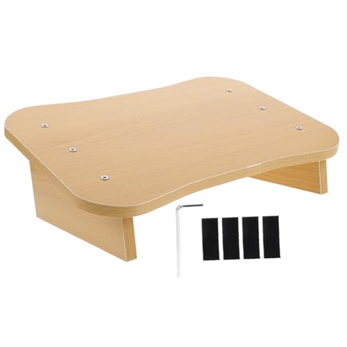 Homoyoyo Holz Fußhocker mit Neigung Ergonomischer Fußstütze für Büro und Wohnzimmer Kleiner Rutschfester Tritthocker aus Holz mit Polster für Schreibtischstuhl und Sitzhaltung Homoyoyo Holz Fußhocker mit Neigung Ergonomischer Fußstütze für Büro und Wohnzimmer Kleiner Rutschfester Tritthocker aus Holz mit Polster für Schreibtischstuhl und Sitzhaltung von Homoyoyo