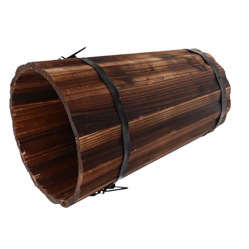 Homoyoyo Holz Mülleimer mit Großem Volumen Rustikaler Abfalleimer für Badezimmer Schlafzimmer und Büro Dekorativer Runder Abfallkorb aus Hochwertigem Holz Leicht und Tragbar für Viel Homoyoyo Holz Mülleimer mit Großem Volumen Rustikaler Abfalleimer für Badezimmer Schlafzimmer und Büro Dekorativer Runder Abfallkorb aus Hochwertigem Holz Leicht und Tragbar für Viel von Homoyoyo