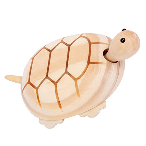 Homoyoyo Holz Schildkröte Handgefertigte Dekofigur Desktop Ornament für Zuhause Büro und Leicht und Tragbar Pädagogisches von Homoyoyo