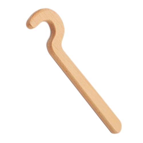 Homoyoyo Holz Töpferwerkzeug mit Langem Griff Ergonomisch Tonmodellierstäbchen Keramik Skulptur Stab Randformer Robust Langlebig für Keramik DIY Handwerk Unterricht von Homoyoyo