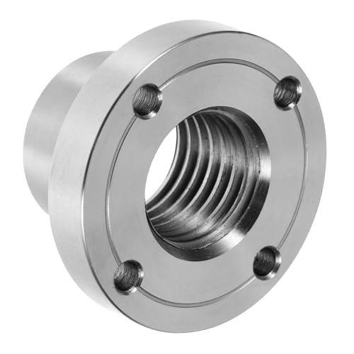 Homoyoyo Holz drehmaschinen adapter Flansch Gewinde Stahl frontplatte Kompatibel mit Vielfältigen Holz drechselbänken für Präzises Sicheres Arbeiten bei Holzbearbeitung von Homoyoyo