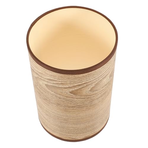 Homoyoyo Holzmaserung Lampenschirm Deckenleuchte Kronleuchter Lampenschirm für Wohnzimmer Schlafzimmer Tischlampe Warmes Licht Dekorativer Lichtschatten von Homoyoyo