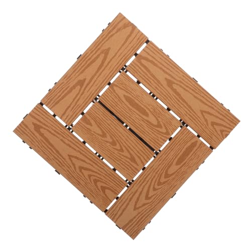 Homoyoyo Interlocking Balkonbelag Robuste Kunststofffliesen für Terrassen und Balkone Einfache Diy Installation Wasserpermeabel für Outdoor Nutzung M² pro Fliesen Homoyoyo Interlocking Balkonbelag Robuste Kunststofffliesen für Terrassen und Balkone Einfache Diy Installation Wasserpermeabel für Outdoor Nutzung M² pro Fliesen von Homoyoyo